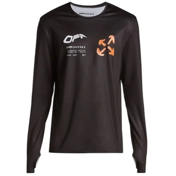 Off-White | Shirts | New Off White Off Active Long Sleeve Tee W 
